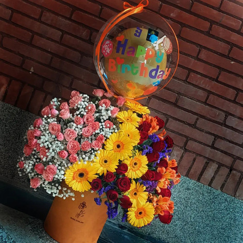 باکس گل جشن تولد