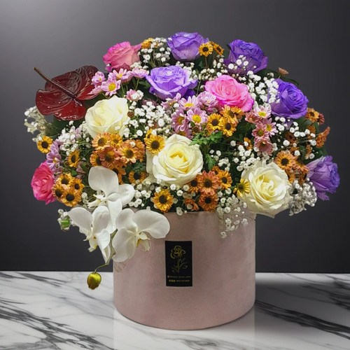 گلفروشی ارومیه، باکس گل رز و ارکیده